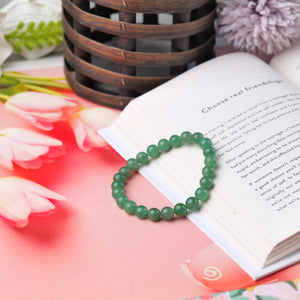 Green Aventurine Healing Bracelet for Prosperity and Luck
