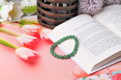 Green Aventurine Healing Bracelet for Prosperity and Luck