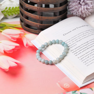Amazonite Beaded Bracelet for Inner Peace and Balance