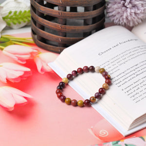 Mookaite Jasper Bracelet for Grounding and Vitality