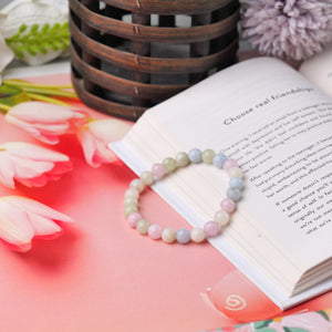 Multi-Pastel Beaded Bracelet for Tranquility and Harmony