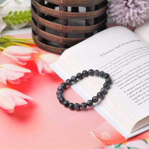 Labradorite Beaded Bracelet for Transformation, Strength, and Protection