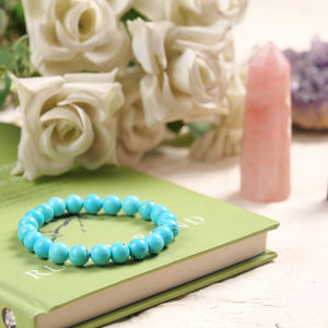Turquoise Beaded Bracelet for Protection, Healing, and Serenity