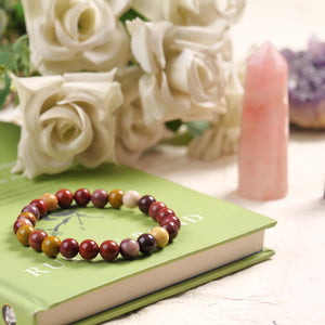 Mookaite Jasper Bracelet for Grounding and Vitality