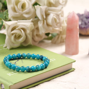 Amazonite Beaded Bracelet for Communication and Harmony