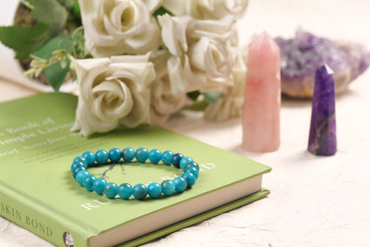 Amazonite Beaded Bracelet for Communication and Harmony