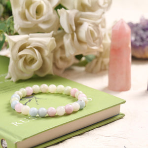 Multi-Pastel Beaded Bracelet for Tranquility and Harmony