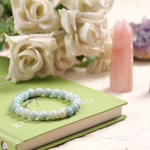 Amazonite Beaded Bracelet for Inner Peace and Balance