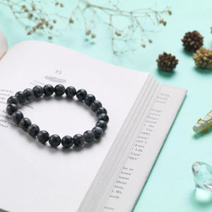 Labradorite Beaded Bracelet for Transformation, Strength, and Protection