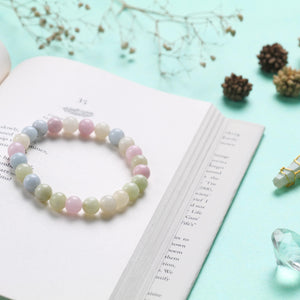 Multi-Pastel Beaded Bracelet for Tranquility and Harmony
