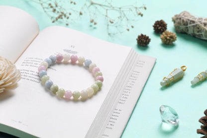 Multi-Pastel Beaded Bracelet for Tranquility and Harmony