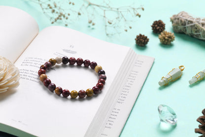 Mookaite Jasper Bracelet for Grounding and Vitality