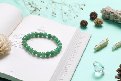 Green Aventurine Healing Bracelet for Prosperity and Luck