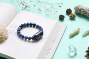 Sodalite Beaded Bracelet for Intuition, Clarity, and Communication