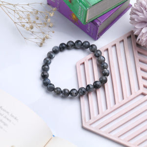 Labradorite Beaded Bracelet for Transformation, Strength, and Protection