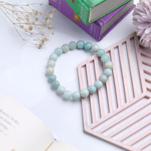 Amazonite Beaded Bracelet for Inner Peace and Balance