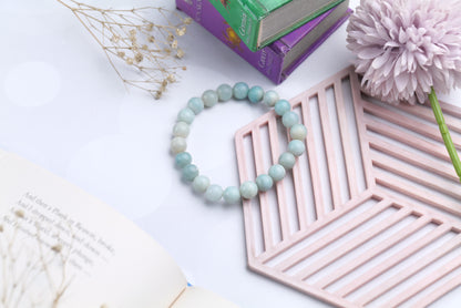 Amazonite Beaded Bracelet for Inner Peace and Balance