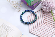 Azurite Malachite Beaded Bracelet for Healing and Balance