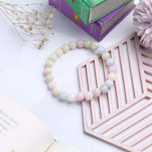 Multi-Pastel Beaded Bracelet for Tranquility and Harmony