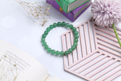 Green Aventurine Healing Bracelet for Prosperity and Luck