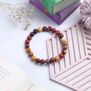 Mookaite Jasper Bracelet for Grounding and Vitality