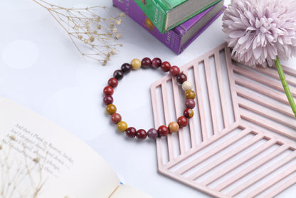 Mookaite Jasper Bracelet for Grounding and Vitality