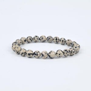 Dalmatian Jasper Bracelet for Balance and Protection