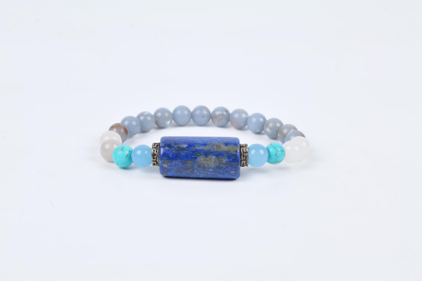 Lapis Lazuli Beaded Bracelet for Wisdom, Clarity, and Inner Peace