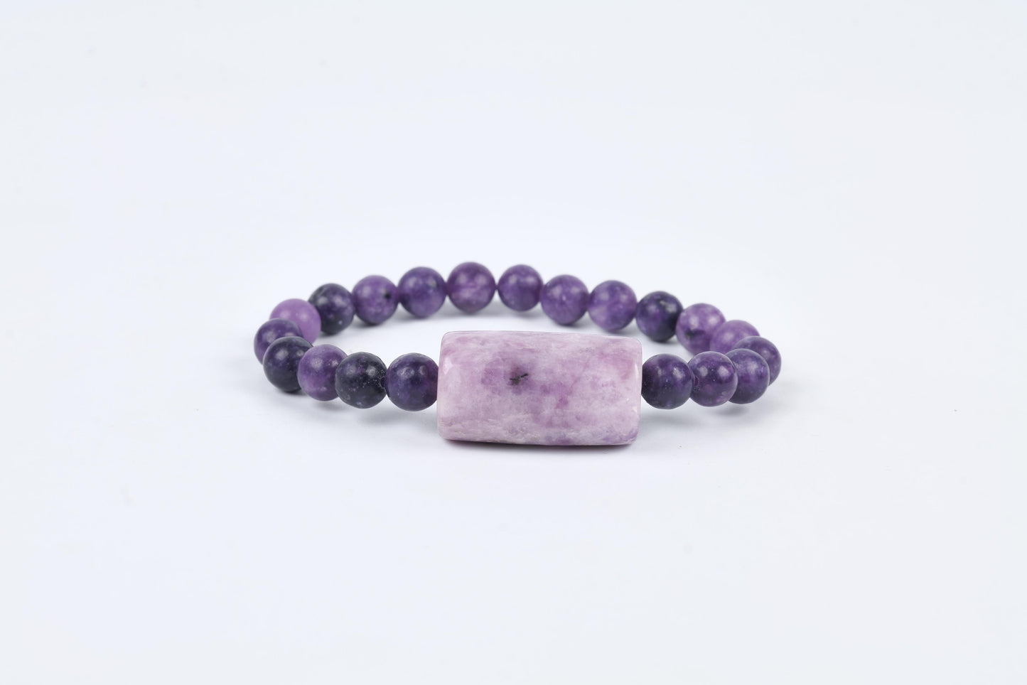 Amethyst Beaded Bracelet for Transformation, Healing, and Spiritual Growth