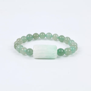 Green Aventurine Beaded Bracelet for Abundance, Luck, and Prosperity