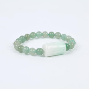 Green Aventurine Beaded Bracelet for Abundance, Luck, and Prosperity