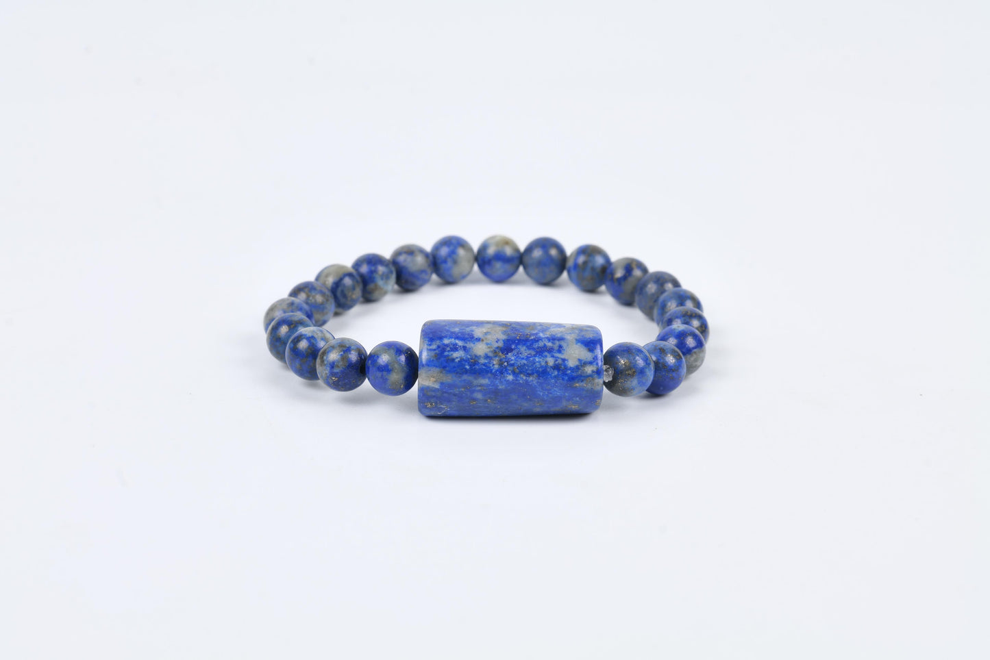 Lapis Lazuli Beaded Bracelet for Wisdom and Inner Truth