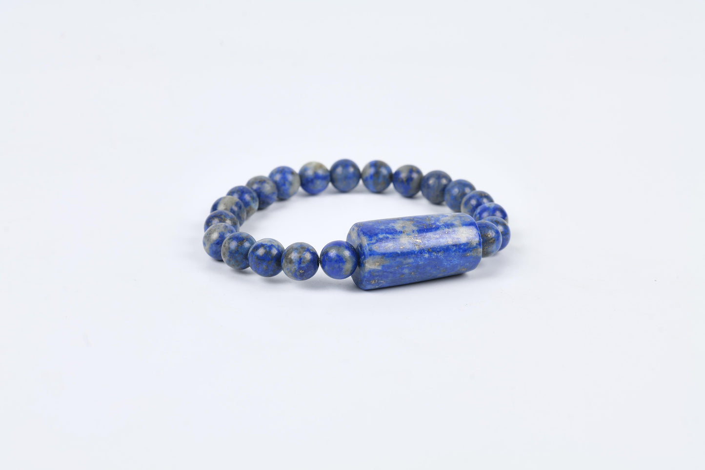 Lapis Lazuli Beaded Bracelet for Wisdom and Inner Truth