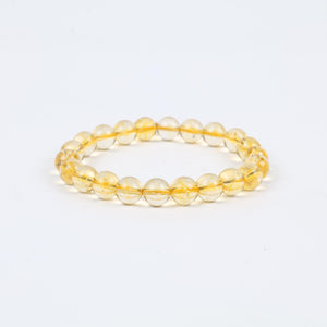 Radiant Citrine Stone Bracelet - Natural Healing Gemstone Jewelry for Positive Energy