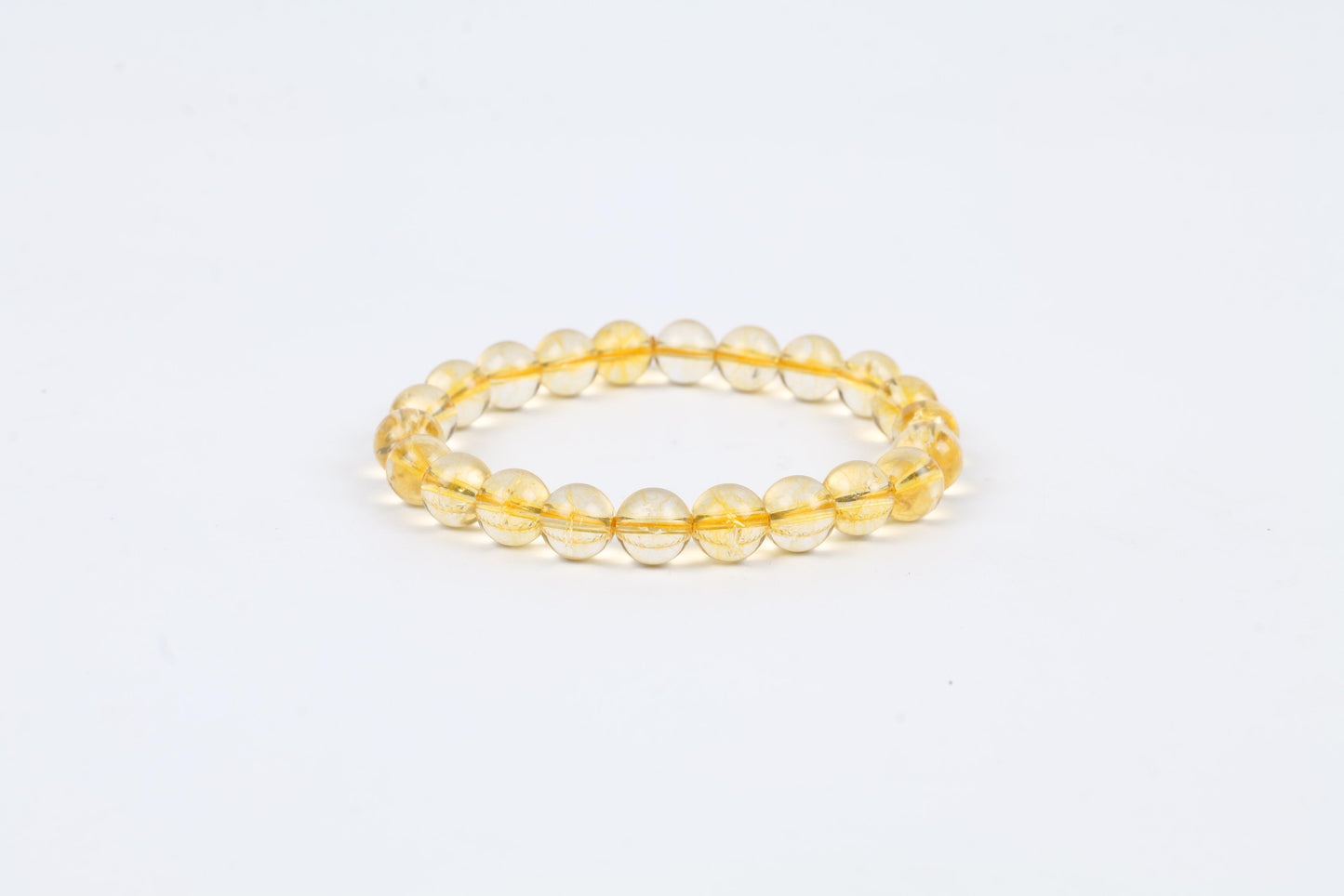 Radiant Citrine Stone Bracelet - Natural Healing Gemstone Jewelry for Positive Energy