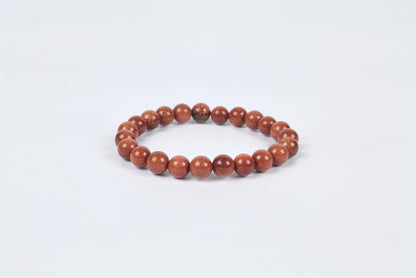 Certified Golden Sandstone Beaded Bracelet