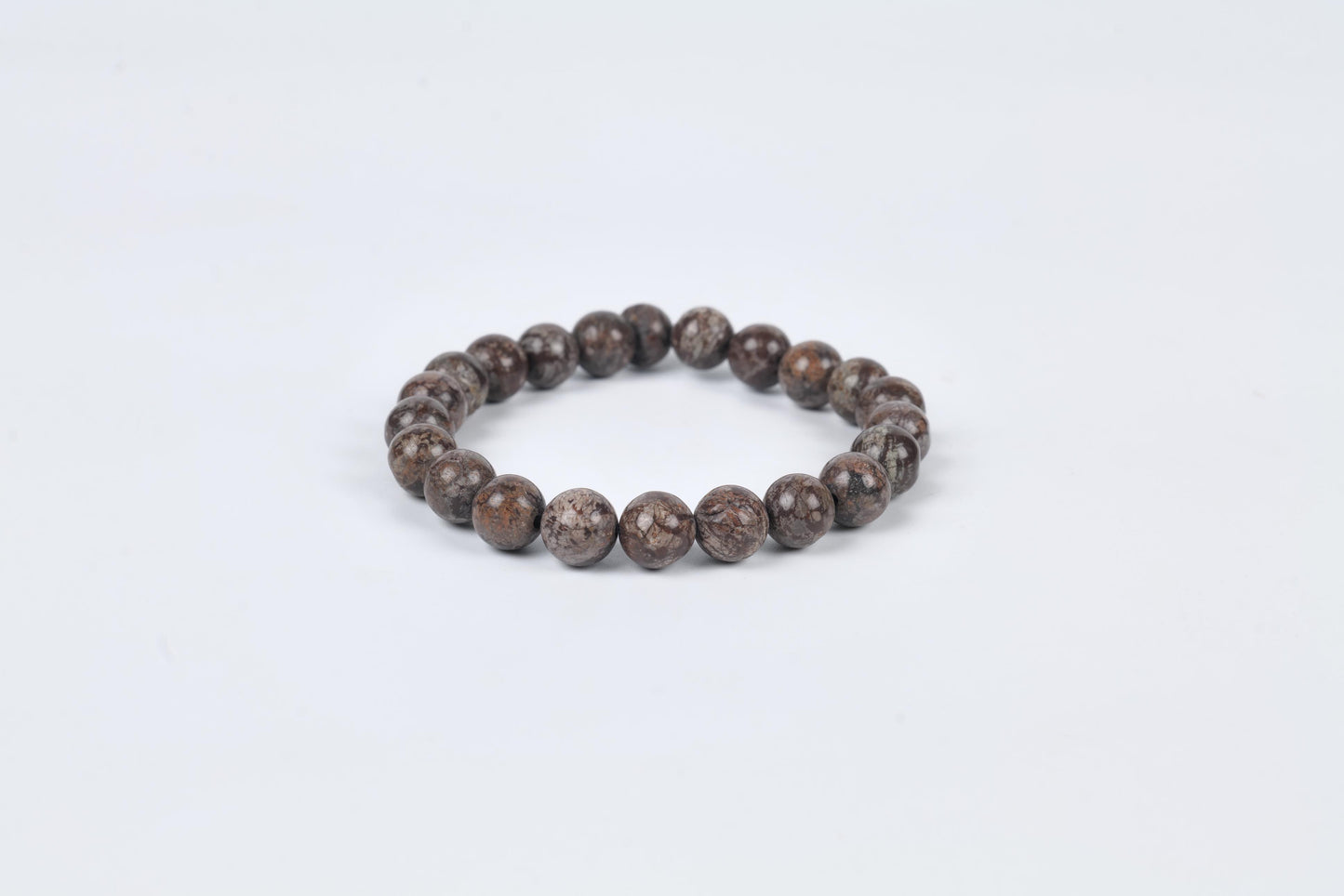 Leopardskin Jasper Beaded Bracelet