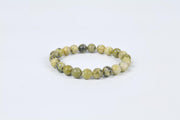 Certified Natural Serpentine Beaded Bracelet