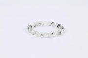 Black Rutile Quartz Beaded Bracelet
