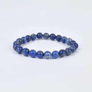 Certified Lapis Lazuli Beaded Bracelet
