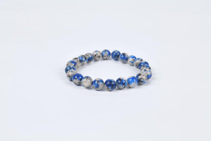 Lapis Lazuli Beaded Bracelet for Wisdom and Inner Truth