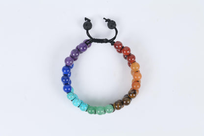 Certified Seven Chakra Balancing Beaded Bracelet