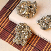 Raw Pyrite Stone Pendant for Money and Confidence
