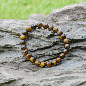 Tiger Eye Capricorn Zodiac Crystal Bracelet
