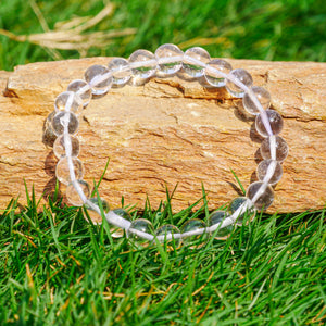 Clear Quartz Libra Zodiac Healing Crystal Bracelet
