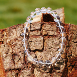 Clear Quartz Libra Zodiac Healing Crystal Bracelet