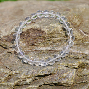 Clear Quartz Libra Zodiac Healing Crystal Bracelet