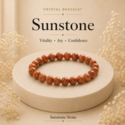 Sunstone Healing Crystal Bracelet -