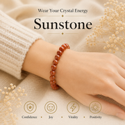 Sunstone Healing Crystal Bracelet -