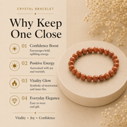 Sunstone Healing Crystal Bracelet -